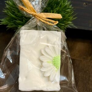 Handcrafted goats milk soap bar Daisy
